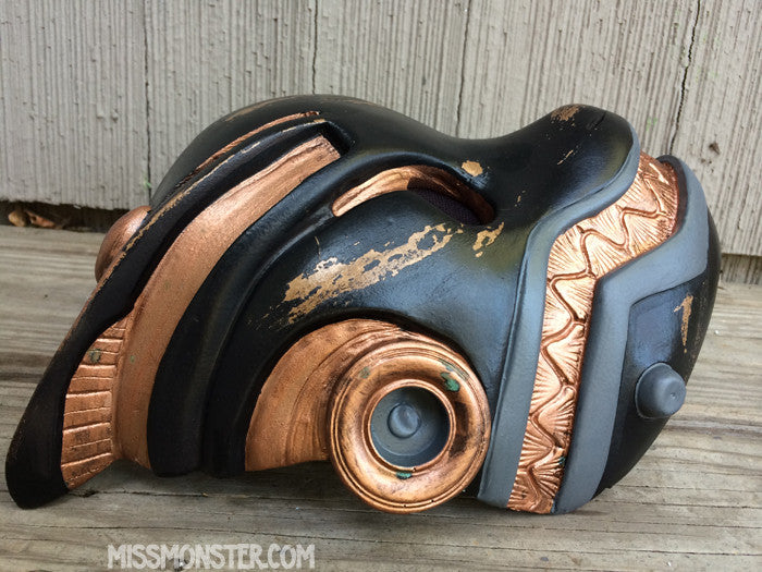 ROBO FOX BATTLE DAMAGE MASK- RED LEDS