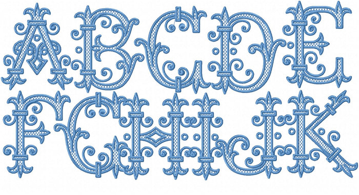 ROMAN MONOGRAM FONT 2