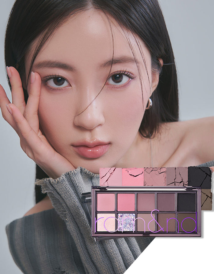 ROMAND 10 Colors Matte & Pearlescent Eyeshadow Palette T4137