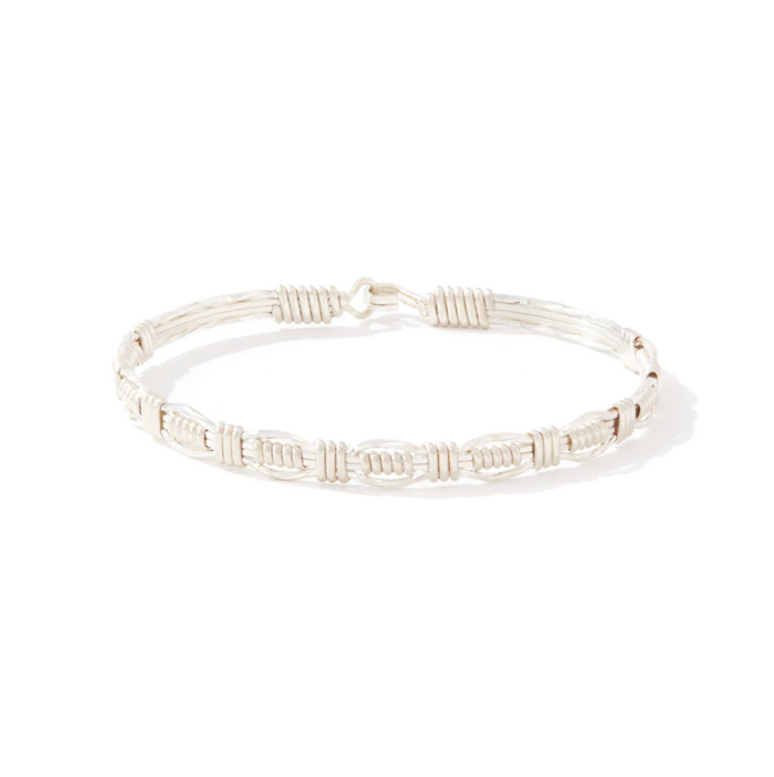 Ronaldo Steadfast Silver Bracelet Bracelets in 6.5 at Wrapsody
