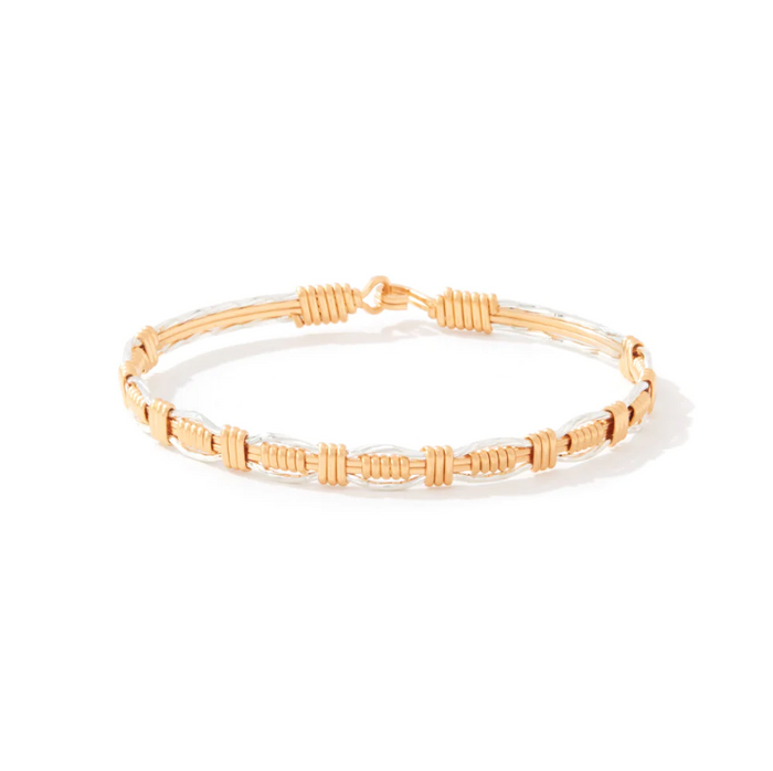 Ronaldo Steadfast Silver/Gold Bracelet Bracelets in 6.5 at Wrapsody
