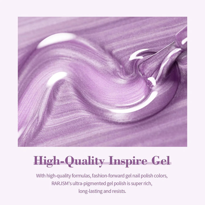 High-Quality Inspire Gel ultra-pigmented gel polish super rich long-lasting resists moonlight shimmer pearlescent