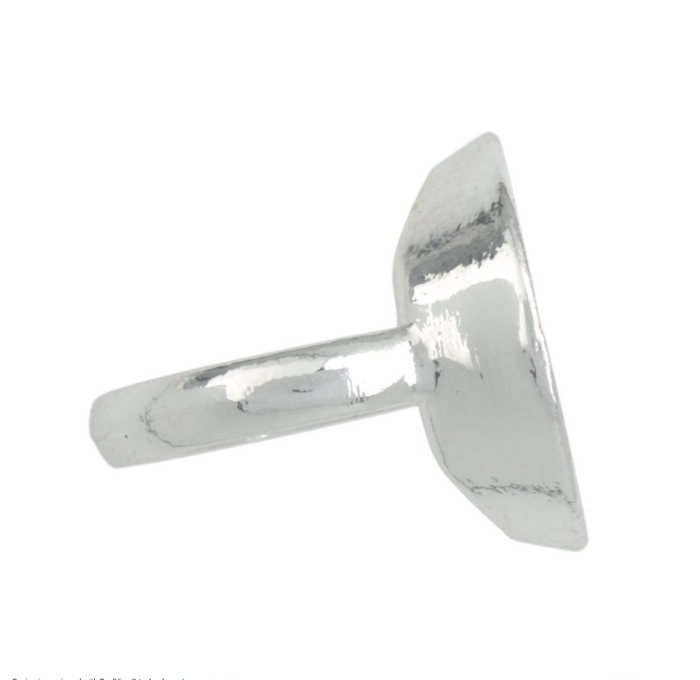 Silver Plated Ring -  Side