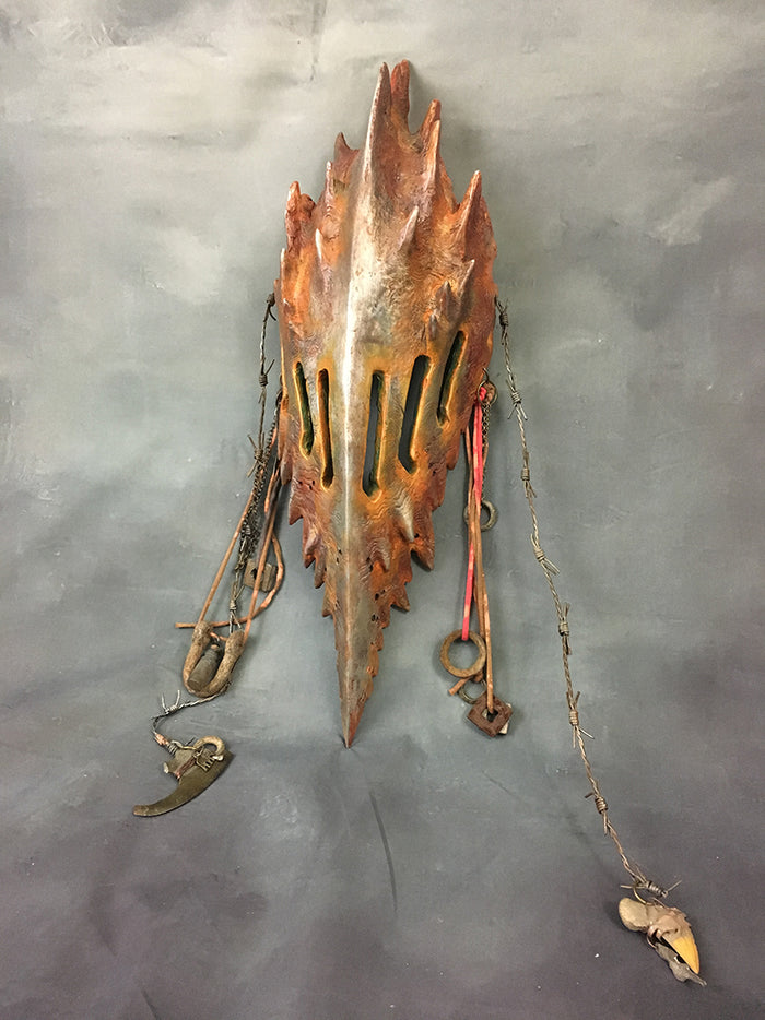 RUSTED WASTELAND CORVUS WALL SCONCE