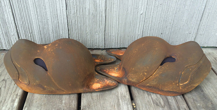 RUSTY IRON KITSUNE MASK