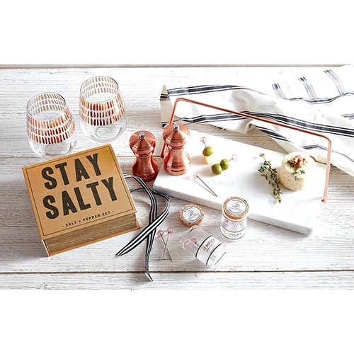 Salt & Pepper Mill Set - Pine & Moss