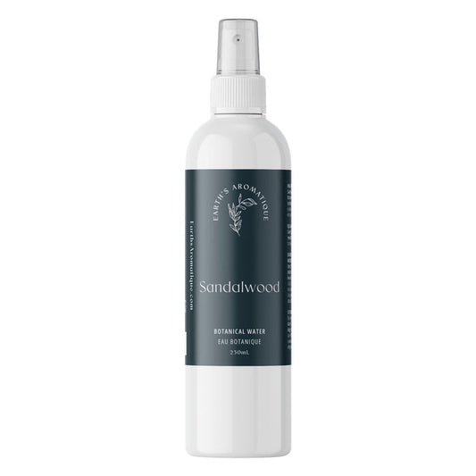 Bottle of Earth's Aromatique Sandalwood Botanical Water 250mL
