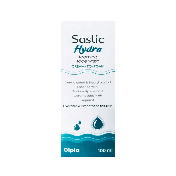 Saslic Hydra Foaming Cream-To-Foam Face Wash