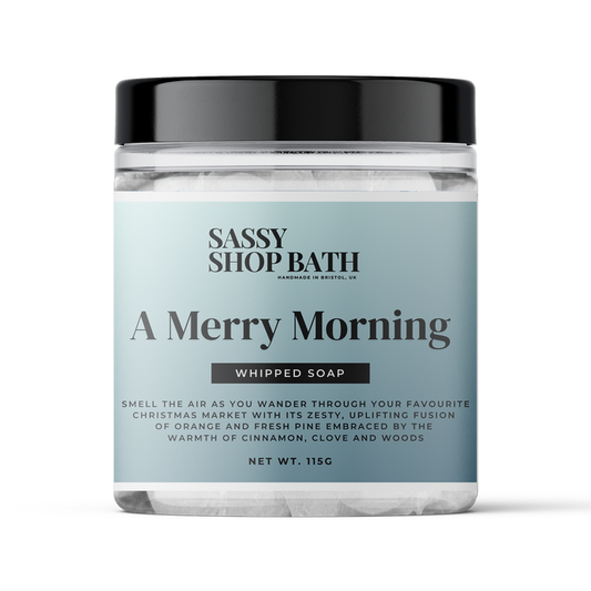 Sassy Shop Bath Whipped Soap - A Merry Morning
