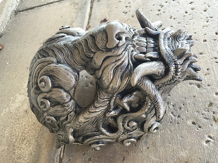 SENTINEL- CAST URETHANE MASK- SILVER