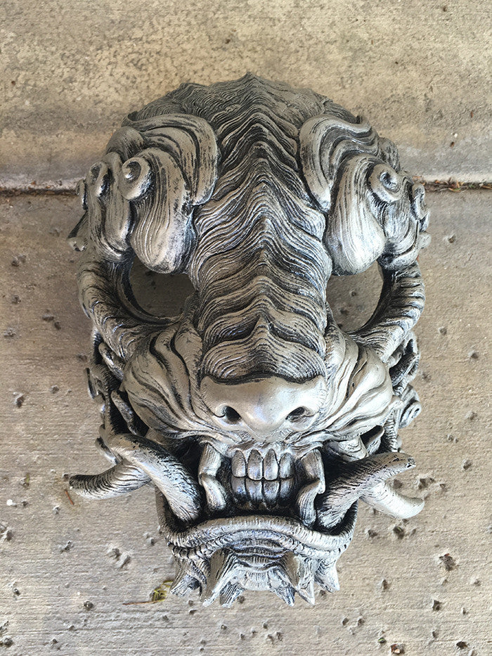 SENTINEL- CAST URETHANE MASK- SILVER