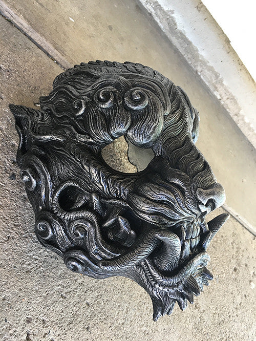 SENTINEL MASK- DARK SILVER EFFECT- CAST URETHANE MASK