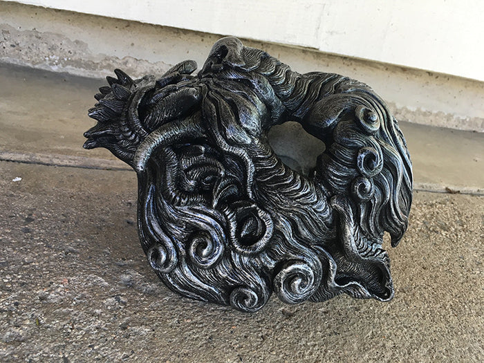SENTINEL MASK- DARK SILVER EFFECT- CAST URETHANE MASK