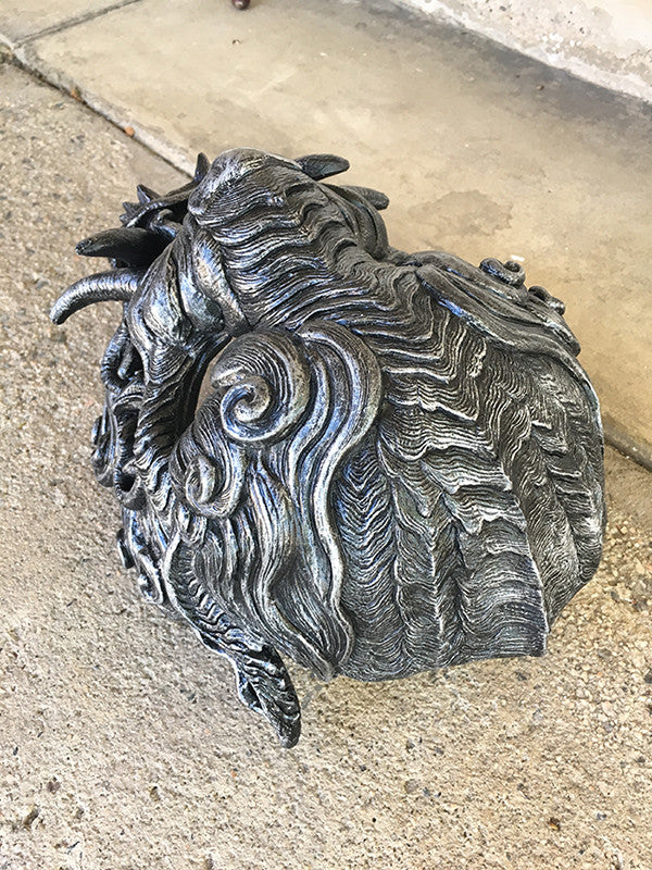 SENTINEL MASK- DARK SILVER EFFECT- CAST URETHANE MASK