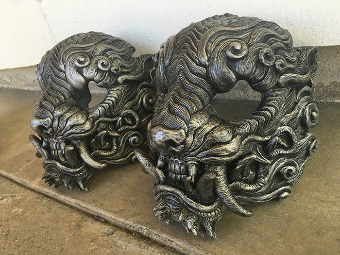SENTINEL MASK- FAUX SILVER