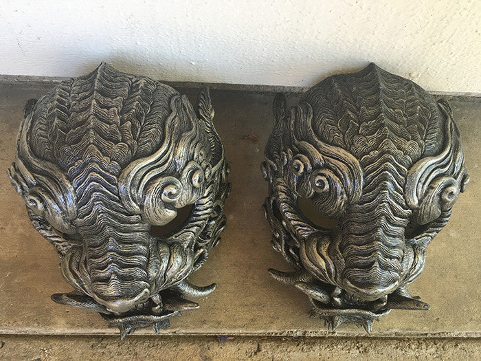 SENTINEL MASK- FAUX SILVER