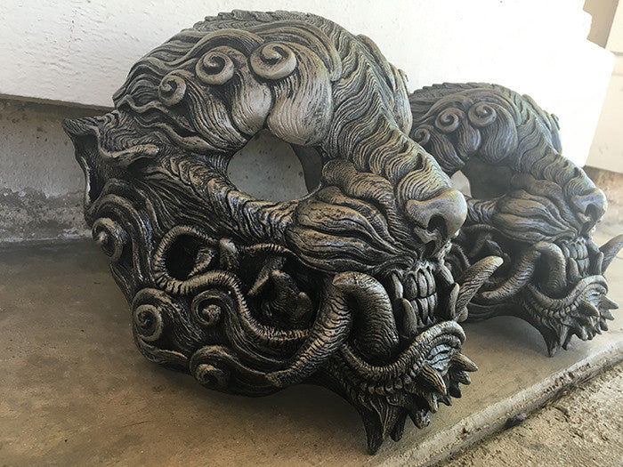 SENTINEL MASK- FAUX SILVER