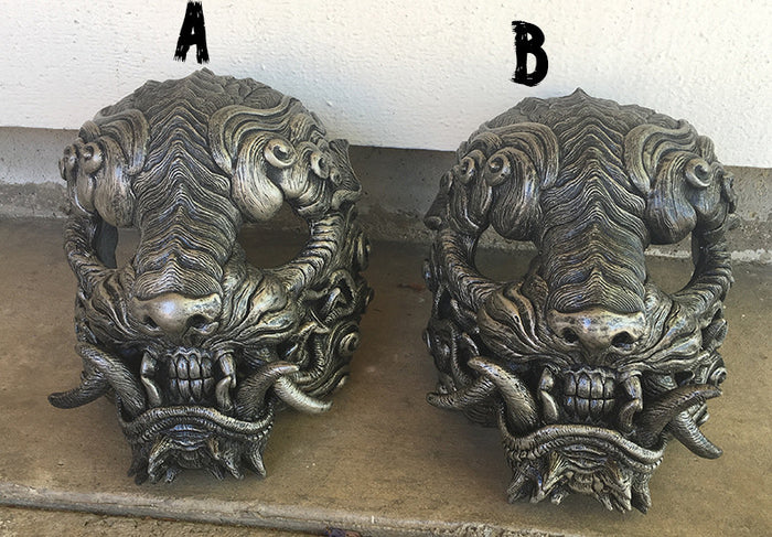 SENTINEL MASK- FAUX SILVER