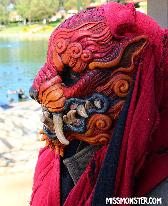 SENTINEL MASK- FAUX SILVER