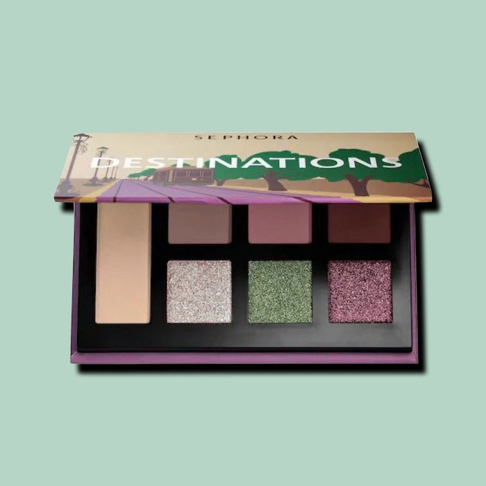 SEPHORA destinations eyeshadow palette علبة ظلال العيون من سيفورا￼￼