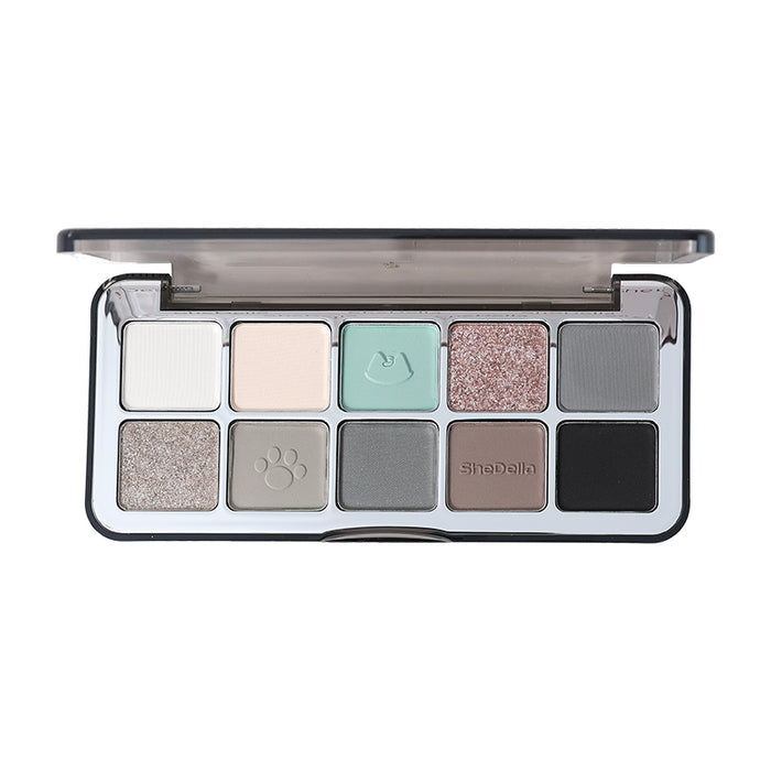 SheDella Cat Collection 10-color Eyeshadow Palette T4442