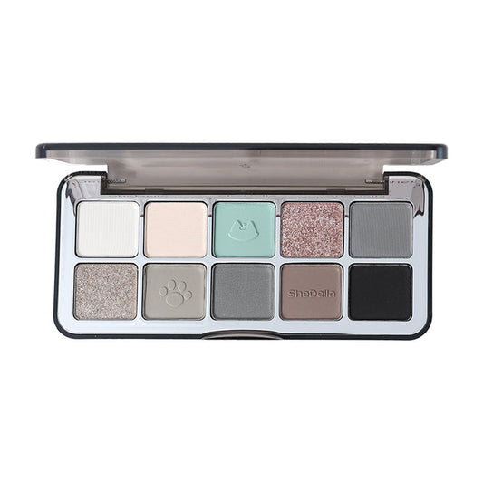SheDella Cat Collection 10-color Eyeshadow Palette T4442