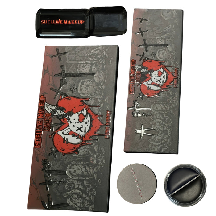 SHELLWE MAKEUP X freya86 PUNK BUNNY Collection Gothic Smoky Makeup Set T4939