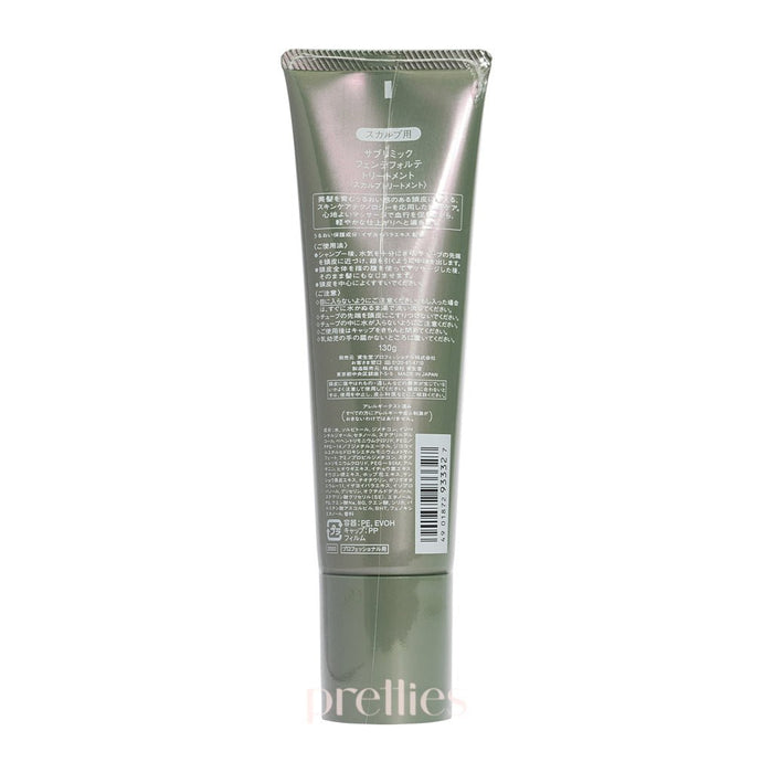 Shiseido SUBLIMIC Fuente Forte Treatment (All Scalp Types - Green) 130g