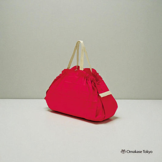 Shupatto Foldable Eco Bag M Size (Red Stripe)