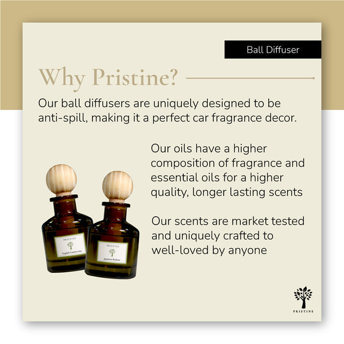 PRISTINE AROMA Signature Scents Ball Diffuser - Himalayan Tea 50ml | Isetan KL Online Store