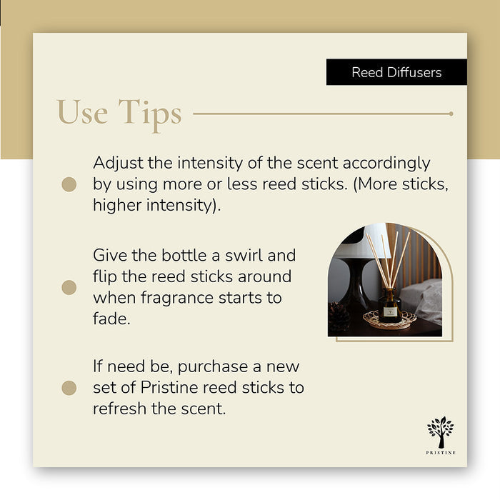 PRISTINE AROMA Signature Scents Reed Diffuser - Balsam Pine | Isetan KL Online Store