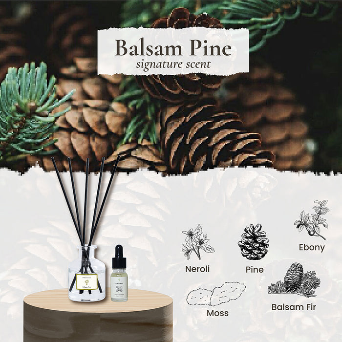 PRISTINE AROMA Signature Scents Reed Diffuser - Balsam Pine | Isetan KL Online Store