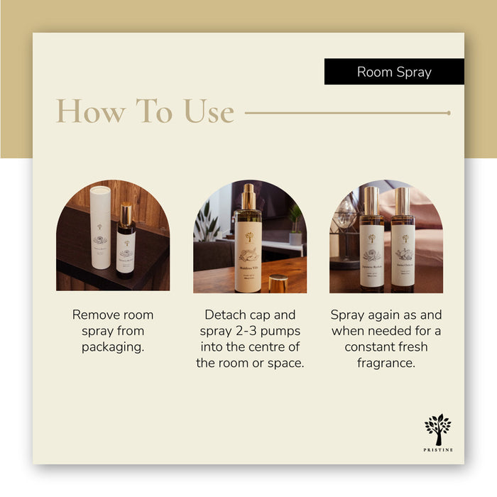 PRISTINE AROMA Signature Scents Room Spray - Himalayan Tea 100ml | Isetan KL Online Store