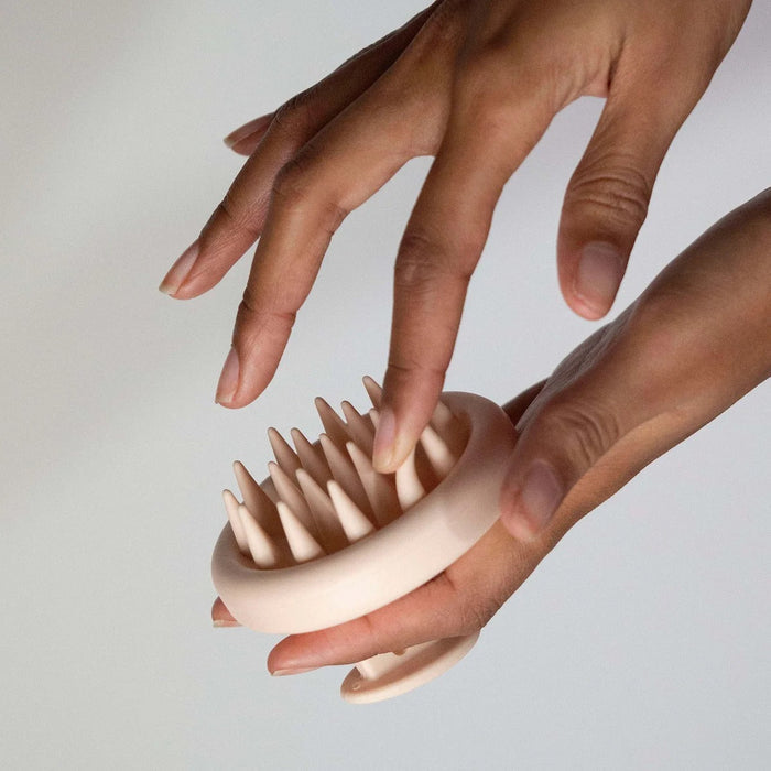 Silicone Scalp Massager Shampoo Brush – Scalp Brush for Hair Growth, Dandruff Removal & Deep Cleansing, Wet & Dry Use