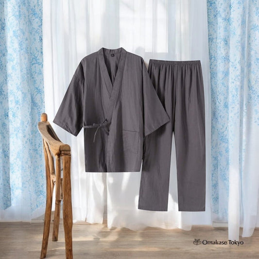 SISOFTLY Men’s Jinbei – 3/4 Sleeve