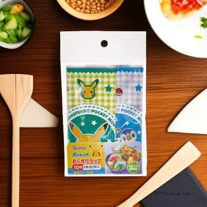 Skater Pokémon Onigiri Rice Ball Wrap 10 Pieces