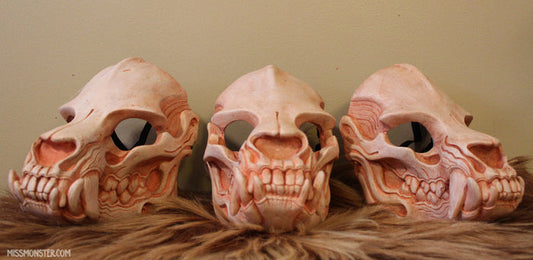 SKULL MASK- BONE COLOR