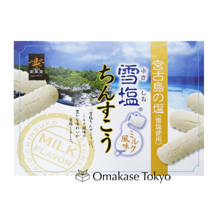 Snow Salt Chinsuko (Okinawan Shortbread) Milk Flavor 48 Pieces