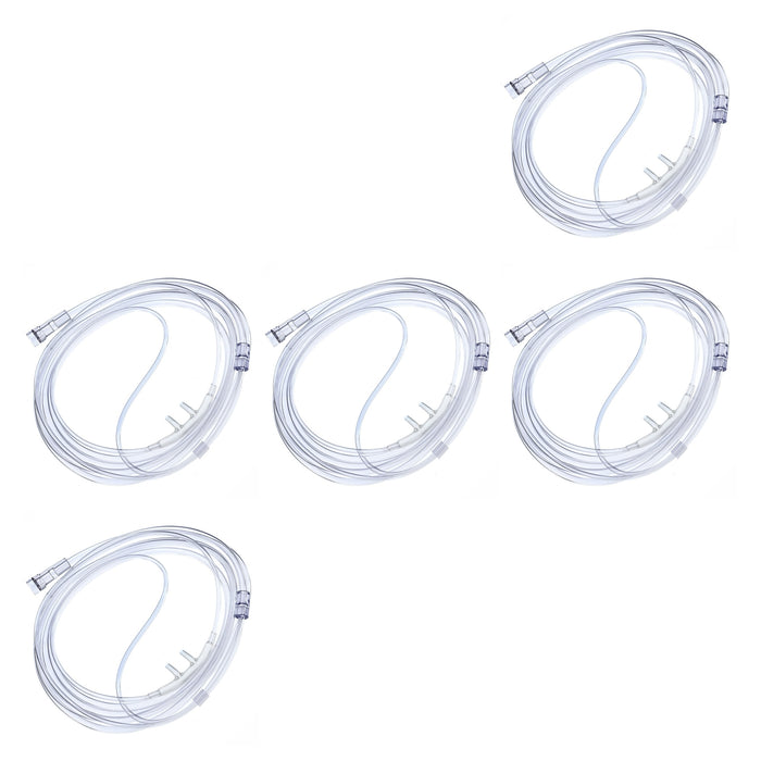Softech Oxygen Nasal Cannulas with Tubing 5-Pack