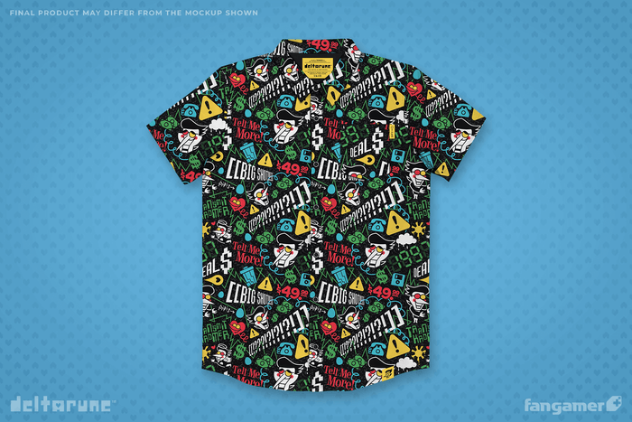 Spamton Button Up Shirt