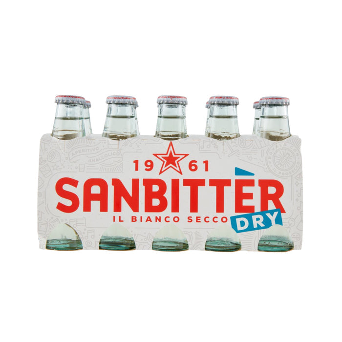 S.Pellegrino Sanbitter Dry White Non-Alcoholic Aperitif – 10 x 100ml