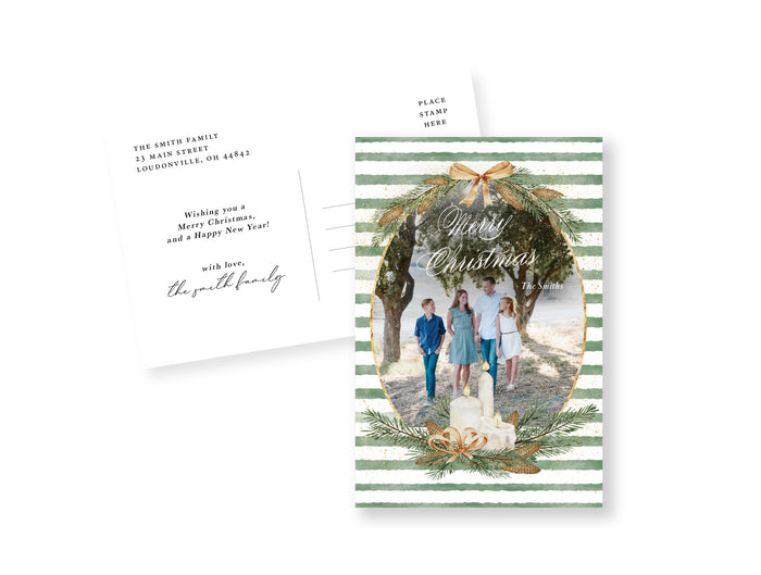 Spruce Candle Postcard