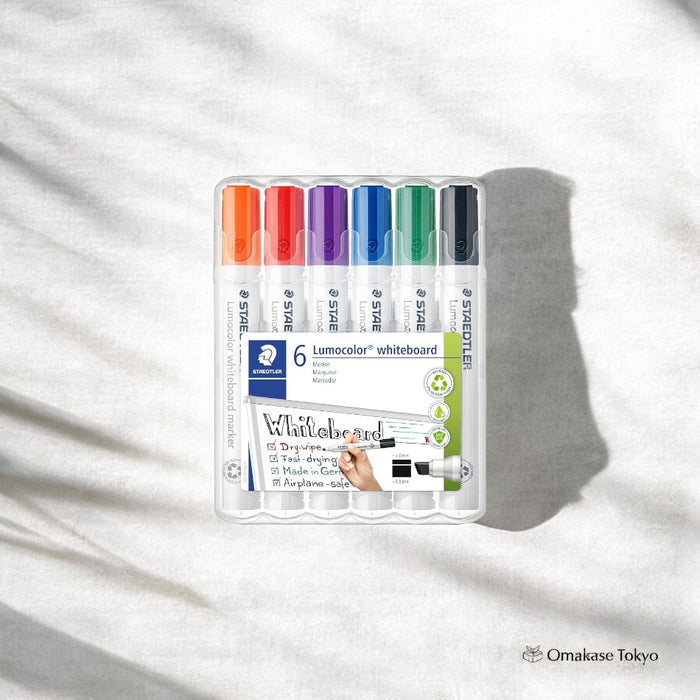 STAEDTLER Lumocolor Whiteboard Markers 6-Color Set