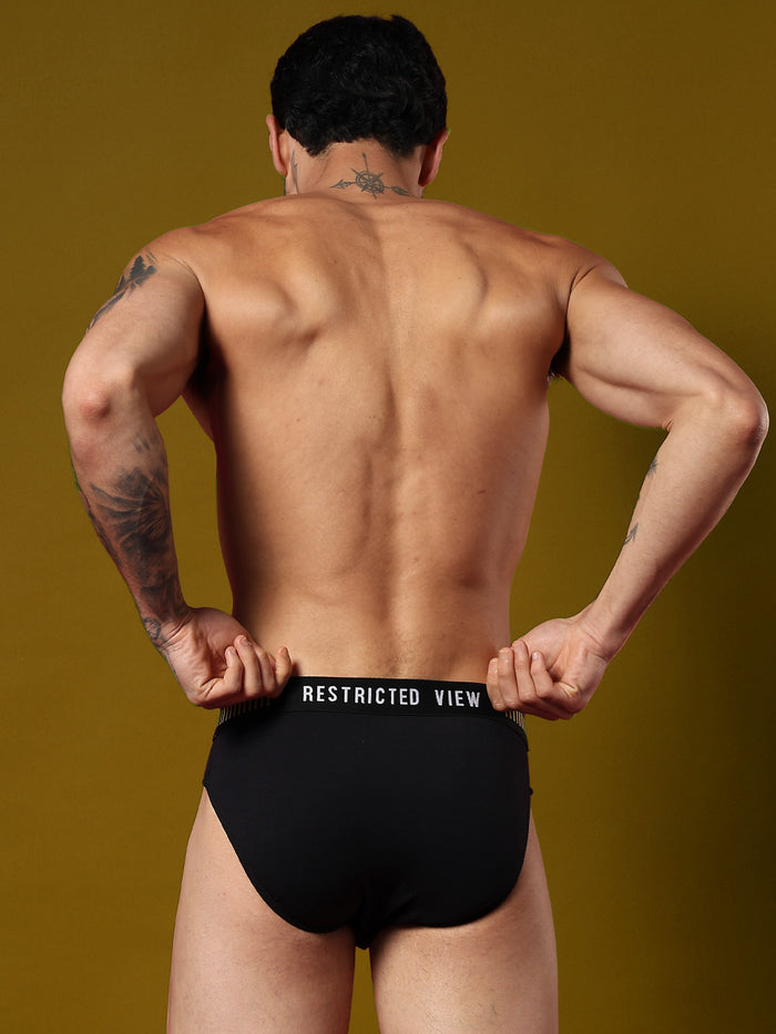 Statement Men's Brief "Restricted View"