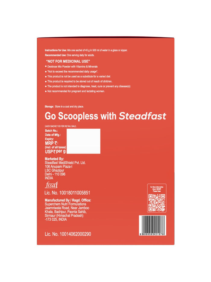 Steadfast Nutrition Snergy Instant Energy & Hydration Drink