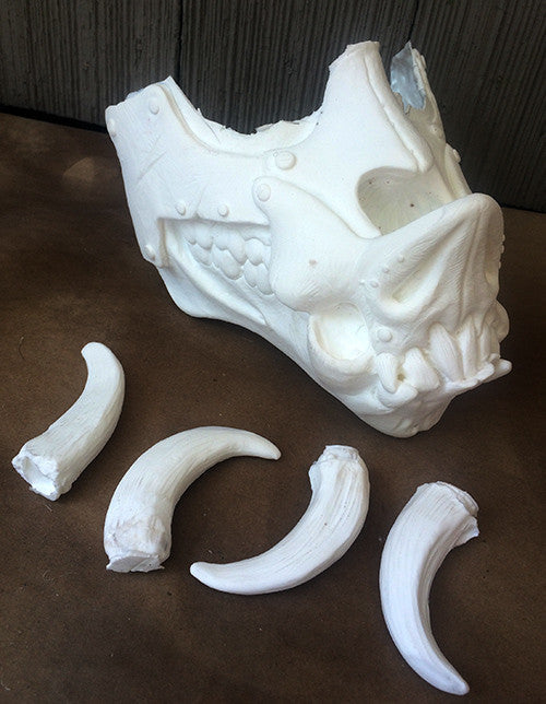 STEEL SKULL HOG MASK- DO IT YOURSELF BLANK PRE-ORDER **3-8 WEEK PRODUCTION TIME**