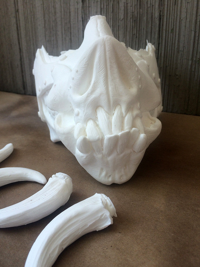 STEEL SKULL HOG MASK- DO IT YOURSELF BLANK PRE-ORDER **3-8 WEEK PRODUCTION TIME**