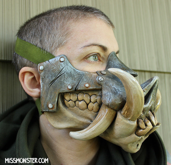 STEEL SKULL HOG MASK- DO IT YOURSELF BLANK PRE-ORDER **3-8 WEEK PRODUCTION TIME**