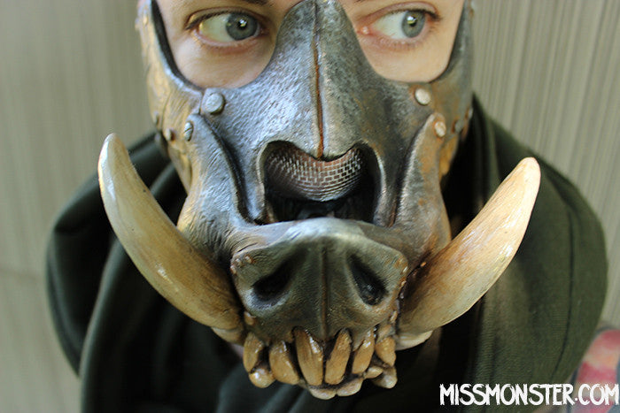 STEEL SKULL HOG MASK- DO IT YOURSELF BLANK PRE-ORDER **3-8 WEEK PRODUCTION TIME**