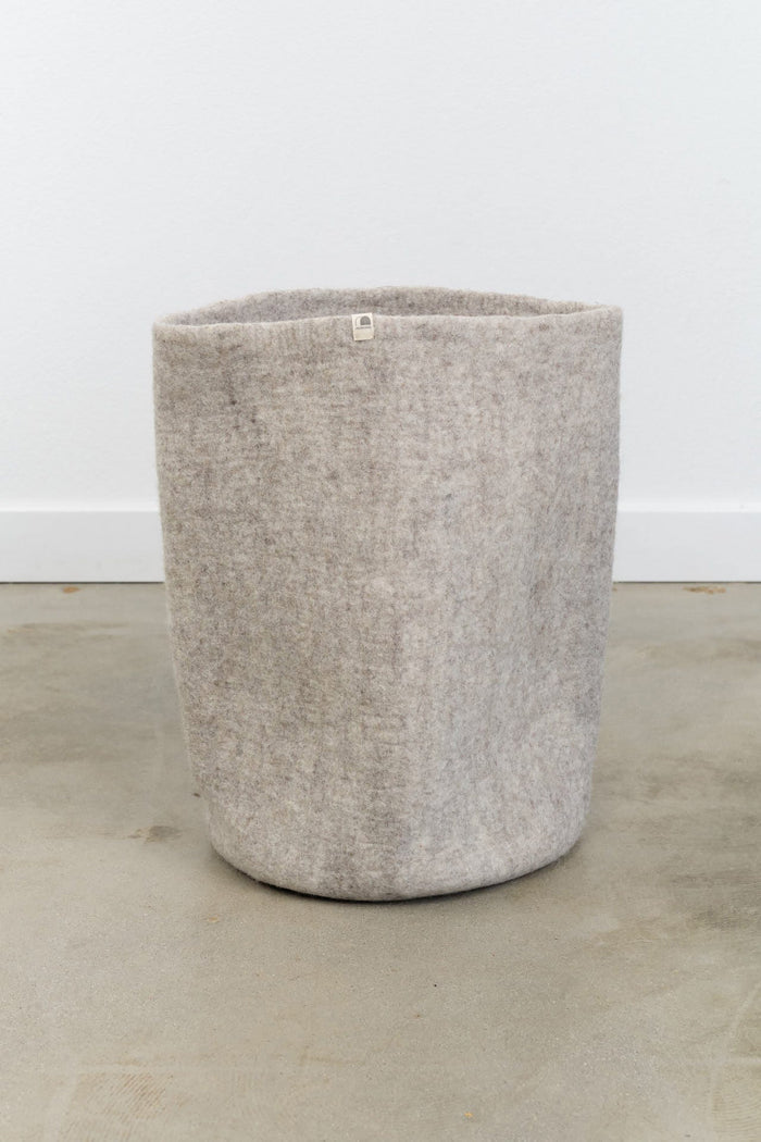 Muskhane Home Baskets Storage Calabash in Light Stone Light Stone / Tall
